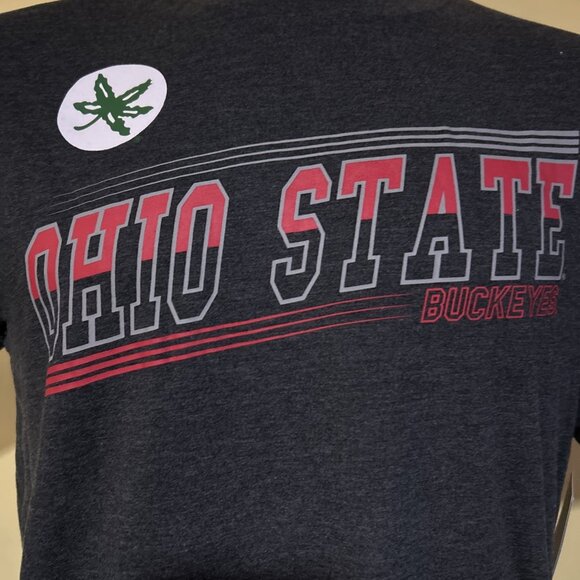NEW Ohio State Buckeyes OSU Colosseum Gray Crew Neck Tee Fan Shirt Men's L - Picture 3 of 8